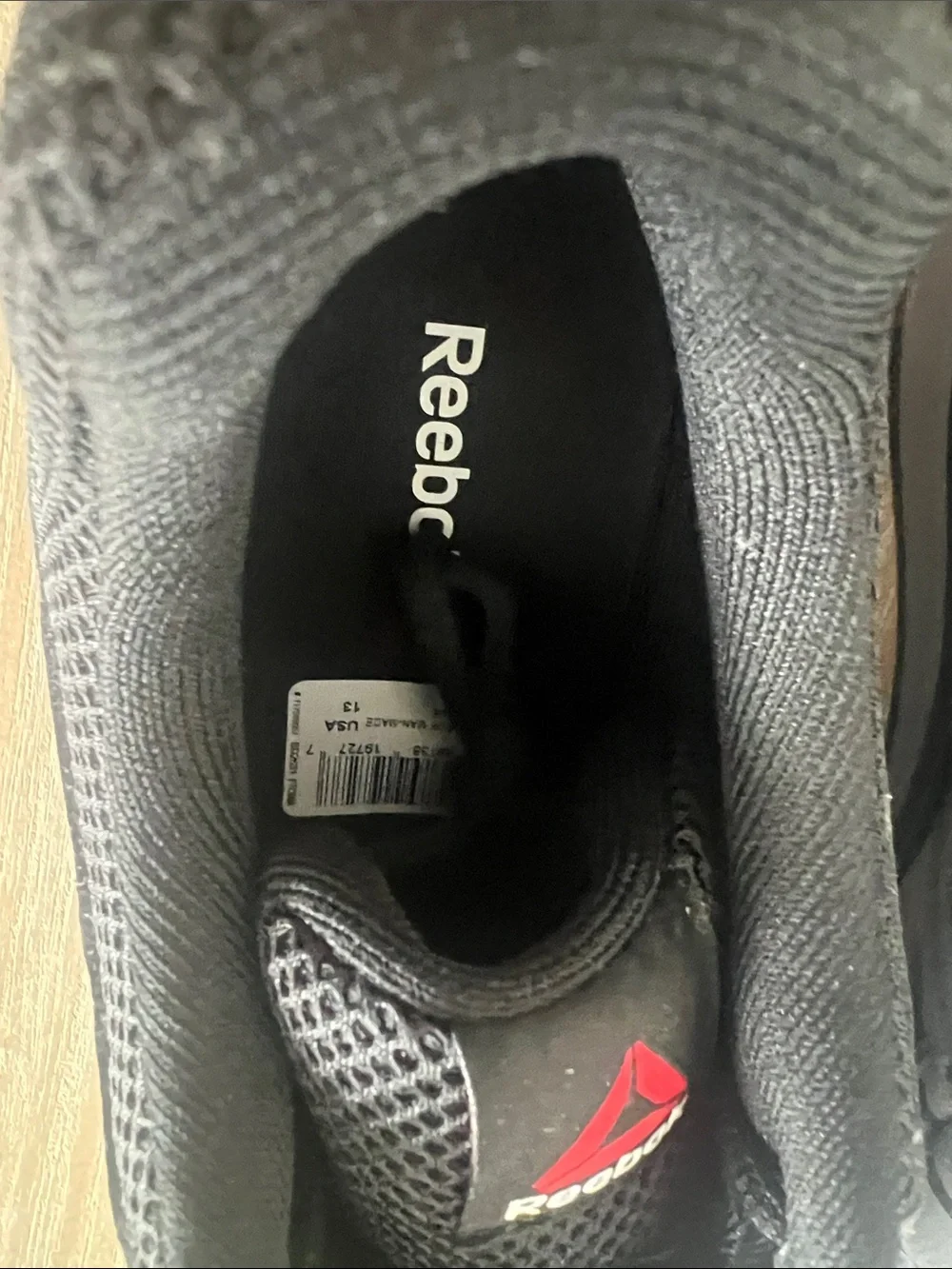 Reebok Men’s Gray and Lifer PR - NWT